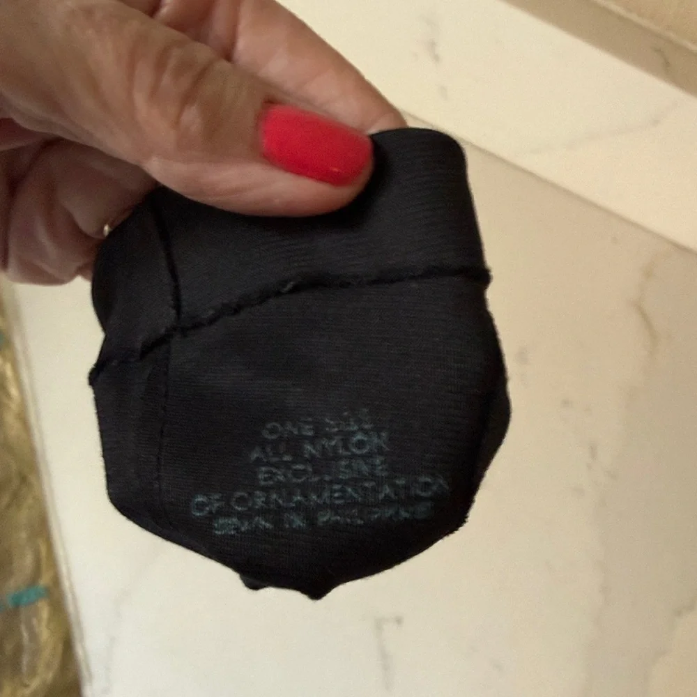 Vintage Van Raalte Black Nylon Gloves
